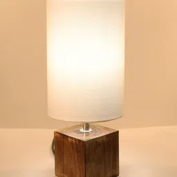 homesake Wooden Reading Bedside Lamp image 1