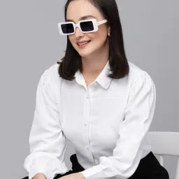 style quotient Shirt with Puff Sleeves image 1