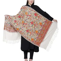 matelco Embroidered Shawl with Tassels image 1