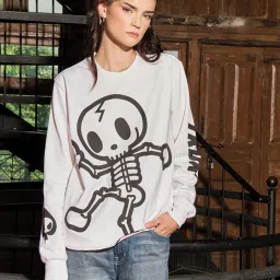 bonkers corner Graphic Print Round-Neck Sweatshirt image 1