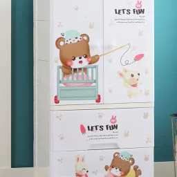 polka tots Storage Convertible Collapsible Wardrobe image 1