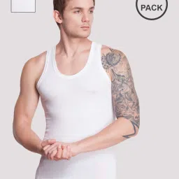 dollar bigboss Men Pack of 10 Scoop-Neck Vests image 1