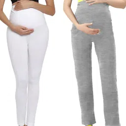 lenam Pack of 2 Women High-Rise Leggings with Elasticated Waist image 1