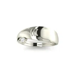 avsar White Gold Diamond-Studded Ring image 1