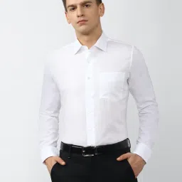 van heusen Cotton Shirt with Patch Pocket image 1