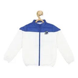 allen solly Boys Colourblock Zip-Front Bomber Jacket image 1