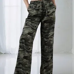 Shein Full Length Camouflage Print Pants with Pockets-picture-29