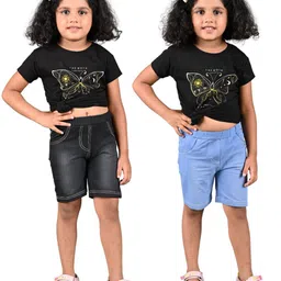 3pin Solid Shorts image 2