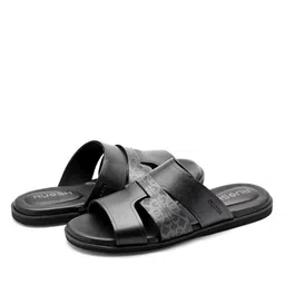 ruosh Men Graphic Print Slip-On Sandals image 3