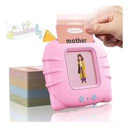 opina 112 Double Sided English Word Talking Flash Cards image 2