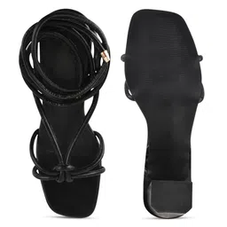 froh feet Strappy Open-Toe Chunky Heeled Sandals image 2