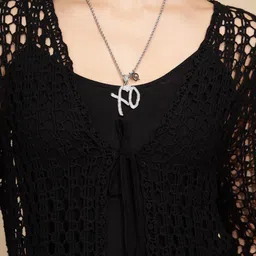 global republic Women Lace Front-Open Shrug image 2
