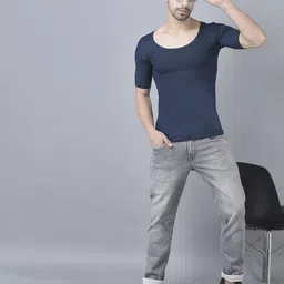 dollar lehar Men Pack of 4 Round-Neck Vests image 3