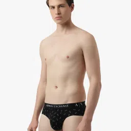 armani exchange All-Over Logo Print Brief image 2