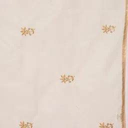 project eve Women Embroidered Dupatta with Zari Border image 2