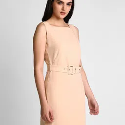 allen solly Women Belted Sheath Dress image 2
