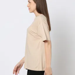 rio basic Women Aster Crew-Neck Oversized Fit T-Shirt image 2