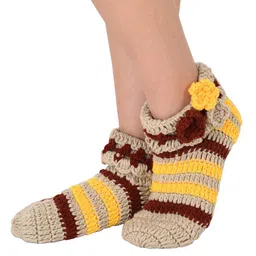 bharatasya Bhsocks-130818-062 Striped Mid-Calf Length Socks image 2