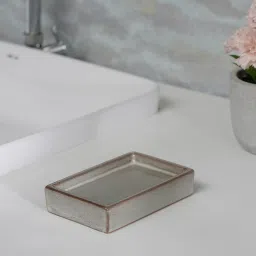 pure home and living Glazed Stone Soap Dish image 2