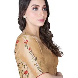 rene Embroidered Front-Open Blouse image 2