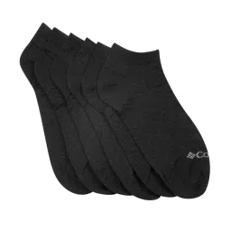 columbia Pack of 6 Men Typographic Print Ankle-Length Socks image 2