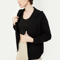 max Women Quilted Hooded Sweatshirt image 2