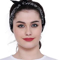 navkar crafts Unisex Cotton Paisley Bandanas image 2