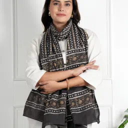 style shoes  Women Cotton Printed Stoles image 2
