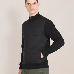 u.s. polo assn. Men Regular Fit Bomber Jacket with Insert Pockets image 2