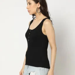 yousta Women Ribbed Tank Top image 2