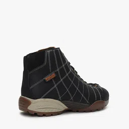 woodland Panelled Ankle-Length Lace-Up Boots image 2