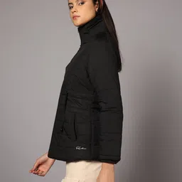 fort collins Quilted Zip-Front Puffer Jacket with Drawstring Waist image 2