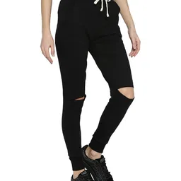 campus sutra Women Joggers with Drawstring Waist image 2