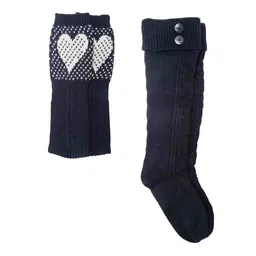 bharatasya Textured High Socks image 2
