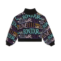 elle kids Textured High-Neck Pullover image 2