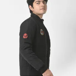 crimsoune club Full-Sleeve Zip-Front Bomber Jacket image 2