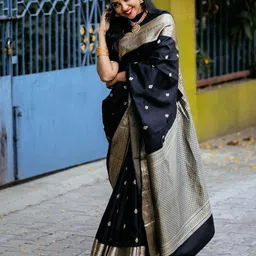 anjaneya sarees Banarasi Kanjivaram Silk Saree image 2