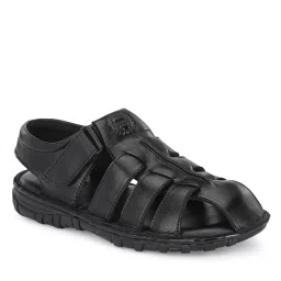 accentor Genuine Leather Sandals with Velcro Fastening image 2