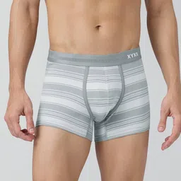 xyxx Pack of 2 Striped Trunks with Elasticated Waist image 2