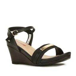 bata Women Wedges with Buckle Strap image 2