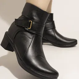 shoetopia Women Boots with Zipper Closure image 2