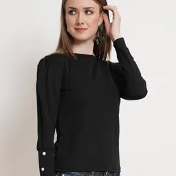 popwings Round-Neck Top with Full Sleeves image 2