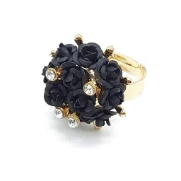 youbella Gold-Plated Stone-Studded Ring image 2