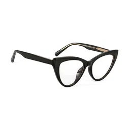 perkey OPTL0010-C1 UV-Protected Cat Eyes with Full-Rim Frames image 2
