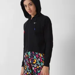 reebok Zip-Front Hoodie with Insert Pocket image 2