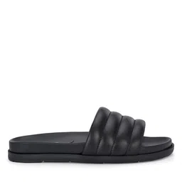 delize Men Quilted Slip-On Slides image 2