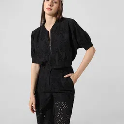 only Zip-Front Crop Jacket image 2