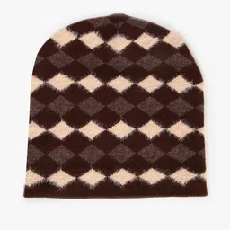 woodland Men Wool Patterned-Knit Beanie image 2