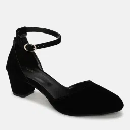 marc loire Women Ankle-Strap Chunky Heeled Sandals image 2