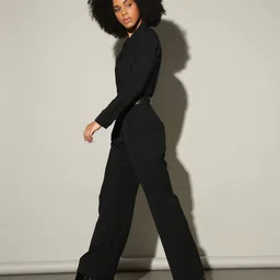 sam Women Relaxed Fit Jumpsuit with Belt image 2